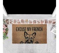 Likewise Rugs & Matting Excuse My French Doormat Natural