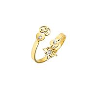 LIKGREAT Witches Knot Ring for Women Celtic Triskele Triskelion Ring | Stainless Steel Celtic Knot Ring Witchy Magic Protection Ring Wiccan Pagan Amulet Jewelry for Women