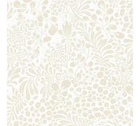 LiKiLiKi Beige Floral Vinyl Wrap Self Adhesive Wallpaper 44x600 cm Peel and Stick Patterned Contact Paper for Cabinet Walls Kitchen Removable Wear-Resistant Thickened