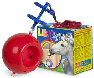 Likit Boredom Breaker Horse Pony Ball Stable Toy Holder Lick Red Pink Lilac Aqua