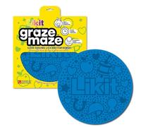 Likit Graze Maze Horse Lick Mat | Use with tasty Likit Graze Paste | Help Relieve Boredom & Slow Feeding (Blue)