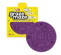 Likit Graze Maze Horse Lick Mat | Use with tasty Likit Graze Paste | Help Relieve Boredom & Slow Feeding (Purple)