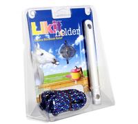 Likit Holder Blue | Stable Toy for Horses, use with Likit Horse Treats | Help Horse Boredom | Blue