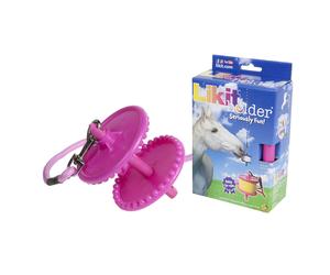 Likit Holder Hanging Swinging Horse & Pony Stable Toy on Rope Lick Enrichment