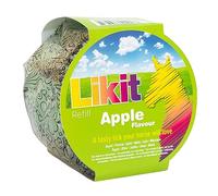 Likit Horse Treat Apple Large Refill 650g | Tasty Horse Treat, Reduce your Horse's Boredom & Stress | Apple