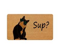 Likjad cat Door mat,Funny Door mats Outside,cat Welcome mat,Funny Door mat,Black cat Door mat Outside Entrance,cat Welcome mat,Funny cat Welcome matt Outdoor,Funny Welcome mat Coir Doormat 17x30 inch