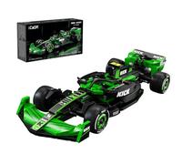 LIKLIKLINK Technik Racing Car Building Blocks, 1:24 Scale KICK Sauber F1 Team C44-2024 Sports Car, 314 Pieces, Green, Male, 96+ Months