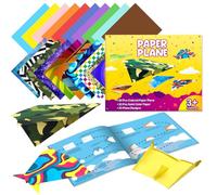 LIKYMO Origami Paper Set - Gifts for 6-12 Year Old Girls Boys, Origami Kit with 70 A4 Paper 50 Patterns and Guiding Book, Arts and Crafts Origami Set for Kids