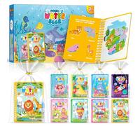 LIKYMO Party Bag Fillers for Kids - 24 Magic Water Colouring Books Mess-Free Water Painting Books for Kids, Educational Travel Drawing Toys Christmas Birthday Classroom Gifts