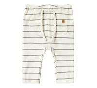 Lil Atelier Baby Boys Striped Leggings - Coconut Milk, Light Cream, Size 4-6 Months Light Cream