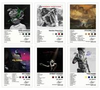 Lil baby Album Cover Signed Limited Poster Print Rapper Music Posters Canvas Wall Art Room Aesthetic Set of 6 for Teen and Girls Dorm Decor 8x10 inch Unframed