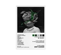 Lil Baby Gunna Poster Drip Harder Album Cover Poster Canvas Poster Bedroom Decor Sports Landscape Office Room Decor Gift Unframe-style 12x18inch(30x45cm)