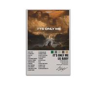 Lil Baby It's Only Me Album Cover Aesthetic Limited Posters Signed Rapper Music Posters Dorm Decor Bedroom Posters Print Canvas Wall Art Room Teen And Girls 12x18inch(30x45cm) Unframe-style