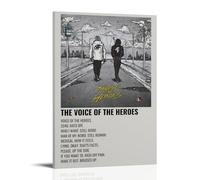 Lil Baby & Lil Durk The Voice of The Heroes Waterproof Poster Wall Painting Canvas Decorative Painting Suitable for Office Bedroom Decoration Living Room Poster 20x30inch(50x75cm) Frame-style-7