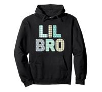 Lil Bro - Little Brother, Younger Brother Sibling Sewing Pullover Hoodie