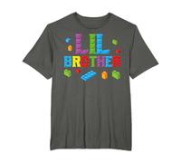 Lil Brother Master Builder Building Bricks Blocks Family Set T-Shirt
