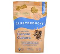 Lil Bucks Clusterbucks Grain-Free Superfood Clusters made with Sprouted Buckwheat and Adaptogens, Gluten Free Snack (Snickerdoodle, 6 Pack)