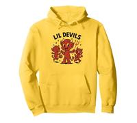 Lil Devils Halloween s Cute Spooky s Trick-or-Treat Kids Pullover Hoodie