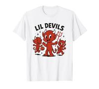 Lil Devils Halloween s Cute Spooky s Trick-or-Treat Kids T-Shirt