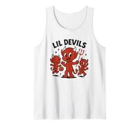 Lil Devils Halloween s Cute Spooky s Trick-or-Treat Kids Tank Top