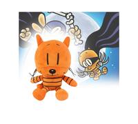 Lil Dog Man Petey Doll - Orange Puppy Plush Toy, Comic Dog Man Series, PP Cotton Stuffed Animal, Ideal Gift for Kids