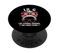 LIL G Valentine Quote For Loving Grandma With Cute Bow PopSockets Adhesive PopGrip