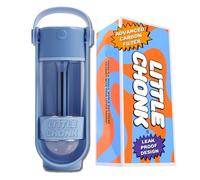 Lil Gulp Water Bottle | Advanced Carbon Filtration for Safe Filtered Water on The Go | BPA-Free Leak-Proof Portable Dog Travel Water Bottle with Retractable Water Spout, 15 Fl oz - Blue