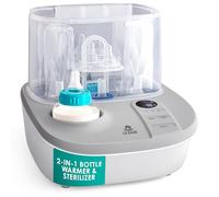Lil' Jumbl - 2-in-1 baby bottle warmer and sterilizer dryer, sterilizes vapors and dries accessories, heats and defrosts milk and formula, temperature, timer and auto shut-off
