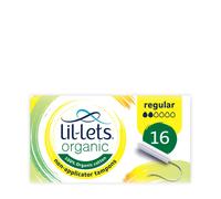 Lil-Lets 16 Organic Non-Applicator Tampons Regular