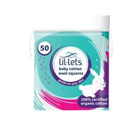 Lil-Lets 50 Cotton Squares Pads