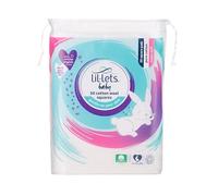 Lil-Lets Baby Cotton Squares 50 Count (1 Pack), 100% Pure Cotton, Certified Organic, Soft and Gentle, Dermatologically Tested, Suitable for Babies.
