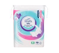 Lil-Lets Baby Cotton Squares 50 Count (1 Pack), 100% Pure Cotton, Certified Organic, Soft and Gentle, Dermatologically Tested, Suitable for Babies.