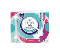 Lil-Lets Baby Wool Safety Buds, 1 x Pack of 60, Certified Organic, 100% Pure Wool Tips, Durable Paper Stems, Plastic Free Cotton Buds, Dermatologically Tested.