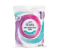 Lil-Lets Cotton Wool Balls x100/pack (Pack of 12) 99CBL100CO