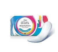 Pack of 50 Lil-Lets Unscented Pantyliners - White