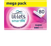 Lil-Lets Extra Comfort Super Absorbency Non-Applicator Tampons, Pack of 8