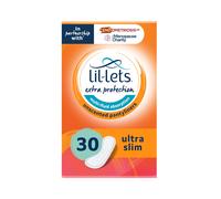 Lil-Lets Extra Protection Pantyliners X 30 (1 Pack), for Multi-Fluid