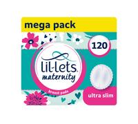 Lil-Lets Disposable Maternity Breast Pads - Ultra Slim, Individually Wrapped, 4x30 (120 Count)
