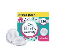 Lil-Lets Maternity Breast Pads, X 120 Count, Disposable Nursing Pads, for Breastfeeding Mums, Individually Wrapped, Ultra Slim & Absorbent Nipple