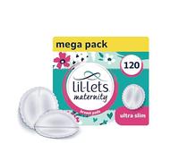 Lil-Lets Maternity Breast Pads, X 120 Count, Disposable Nursing Pads, for Breastfeeding Mums, Individually Wrapped, Ultra Slim & Absorbent Nipple Pads, 4 Packs of 30 Pads, All Breast Sizes