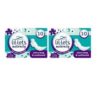 Lil-Lets Maternity Pads | 10 x Extra Long Maxi Thick Pads with Wings (Pack of 2)