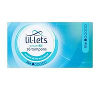 Lil-Lets Non-Applicator Lite Tampons, 1 Pack of 16, Light Flow