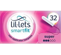 Lil-Lets Non-Applicator Super Tampons, 32 Count (Pack of 1), For Medium to...