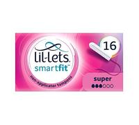 Lil-Lets Non-Applicator Tampons Super 16 Pack