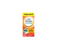 Lil-Lets Non-Applicator Ultra Tampons X 60, (6 Packs of 10 Tampons), For Extremely Heavy Flow, 6 Droplets, Plant-Based, SmartFit Non-App Tampon