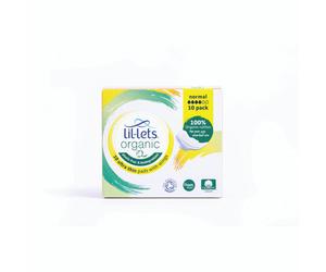 Lil-Lets Org Sani Pads Norm X10 PK24