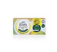 Lil-Lets Organic Non-Applicator Tampons Regular x16 (Pack of 12)