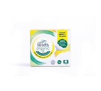 Lil-Lets Organic Sanitary Pads Ultra Thin with Wings Normal x10 Pk 24
