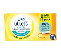 Lil-Lets Smartfit 16 Non-Applicator Tampons Regular