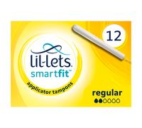 Lil-Lets SmartFit Cardboard Applicator Tampons Regular 12Pack